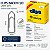 Clips Galvanizado Bacchi 3/0 Linha Leve 50 Unidades Aço Resistente - Imagem 3