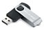 Pen Drive 8gb Twist Preto - Multilaser - Imagem 1