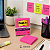 Bloco Autoadesivo 76x76mm c/ 45fls Neon Rosa Post-It - 3M - Imagem 4