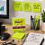 Bloco Autoadesivo 76x76mm c/ 45fls Neon Verde Post-It - 3M - Imagem 3