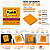 Bloco Autoadesivo 76x76mm c/ 45fls Neon Laranja Post-It - 3M - Imagem 2