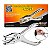 Perfurador de Papel 1 Furo GE-01 Profissional em Metal Grampline - Imagem 1