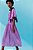 vestido de linho midi ombro único violeta - Imagem 2