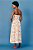 vestido de linho midi franzido com detalhe torcido fundo do mar lima - Imagem 2