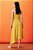 vestido de alfaiataria sem alça com ponta amarelo - Imagem 4