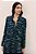 vestido midi solto manga comprida pregas azurite - Imagem 3