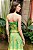 top de alfaiataria corselet com cinto jardim verde - Imagem 3