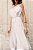 vestido de linho com sobreposições e tule branco - Imagem 4
