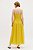 vestido midi frente única franzido amarelo - Imagem 6