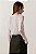 blusa de malha fina com manga longa branco - Imagem 3
