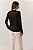 blusa de malha fina com manga longa preto - Imagem 6