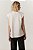 camisa de algodão sem manga com ombreira branco - Imagem 4