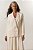 blazer de crepe reto com transpasse off white - Imagem 4