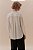 camisa de manga longa franzida com pala ombro e bordado marfim - Imagem 5