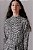 macacão de jersey manga longa com gola alta casulo marfim - Imagem 4