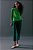blusa de malha leve com manga longa verde - Imagem 2