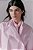 camisa de algodão com manga curta e gravata rosa claro - Imagem 3