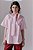 camisa de algodão com manga curta e gravata rosa claro - Imagem 4
