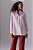 camisa de algodão manga longa com obi rosa claro - Imagem 2