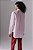 camisa de algodão manga longa com obi rosa claro - Imagem 6