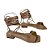 Flat Donne Matte Gladiadora – Valentina - Imagem 3