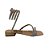 Flat Donne Matte Tira Espiral com Strass - Lolla - Imagem 3