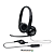 HEADSET FONE DE OUVIDO LOGITECH H390 981-000014 USB MICROFONE BIDIRECINAL PRETO - Imagem 1