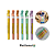 KIT MARCA TEXTO PASTEL SLIM MASTERPRINT MP 611 - Imagem 2