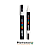 CANETA MARCADOR POSCA UNI BRANCA 1.8mm - 2.5mm PC-5M SERTIC - Imagem 1