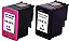 KIT COM 2 CARTUCHOS DE TINTA P/ IMP HP 901XL PRETO E COLORIDO MICROJET - Imagem 1