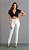 Calça Jeans Feminina Skinny Repelente a Líquidos Branca | Divero Jeans - Imagem 1