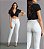 Calça Jeans Feminina Skinny Repelente a Líquidos Branca | Divero Jeans - Imagem 2