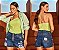 Short Jeans destroyed feminino Boyfriend - Teezz Jeans - Imagem 3