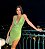 Vestido Curto Metalizado Verde ou Preto  - Nega Rio - Imagem 4