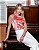 Blusa Feminina Estampada Nashiville com Gola Laço - Via Sampa - Imagem 3