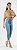 Calça Feminina Jeans Claro Cropped  - Divero Jeans - Imagem 2