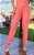 Conjunto Feminino Coral Calça e Cropped Tijuca - Via Sampa - Imagem 4