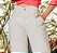 Calça Feminina Malia Wide Lega com Pregas Off White - Via Sampa - Imagem 5