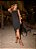 Vestido Preto Curto com Recortes Estruturado - Via Sampa - Imagem 5