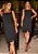 Vestido Preto Curto com Recortes Estruturado - Via Sampa - Imagem 8