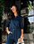 Conjunto Feminino Azul Marinho com Zíper Calça e Blusa - Via Sampa - Imagem 2