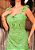 Vestido Midi Verde Laise com Entremeio - Via Sampa - Imagem 3