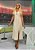 Vestido Midi com Nervura e Decorte - Via Sampa - Imagem 5