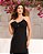 Vestido de Linho Midi Preto com Detalhes - Via Sampa - Imagem 2
