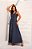Vestido Longo Jeans com Fenda - Via Sampa - Imagem 1