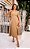 Vestido Midi com Fenda e Entremeio - Via Sampa - Imagem 1