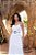 Vestido Midi Branco de algodão com Abertura e Bordado - Via Sampa - Imagem 5
