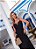 Vestido Midi Preto com Abertura Cintura - Via Sampa - Imagem 7