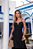Vestido Midi Preto com Abertura Cintura - Via Sampa - Imagem 8