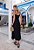 Vestido Midi Preto com Abertura Cintura - Via Sampa - Imagem 11